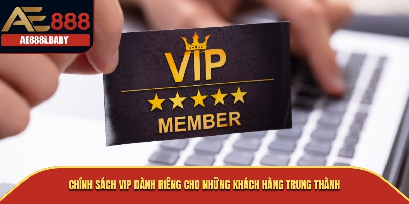 Chính sách VIP dành riêng cho những khách hàng trung thành
