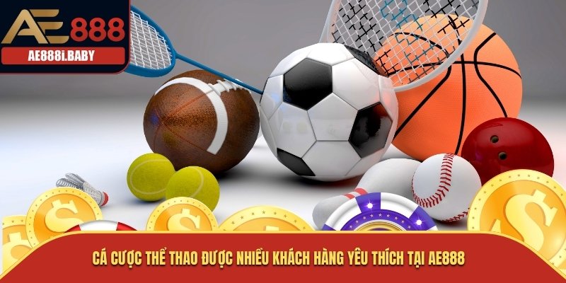 Cá cược thể thao được nhiều khách hàng yêu thích tại AE888
